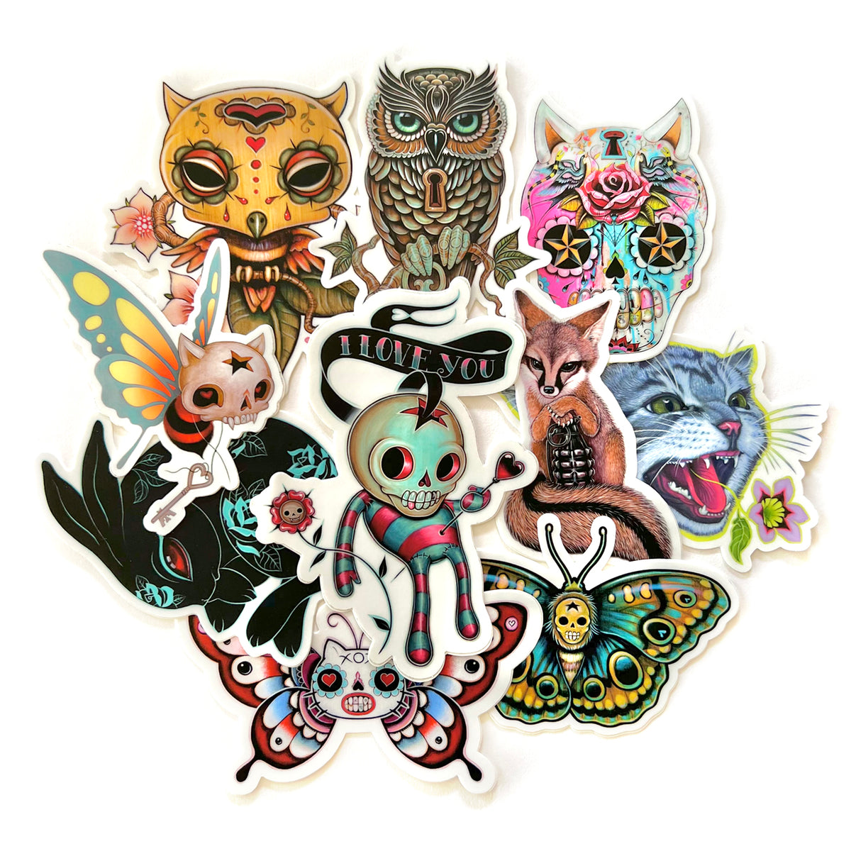 Sticker Pack Sugar n Skulls – Caia Koopman