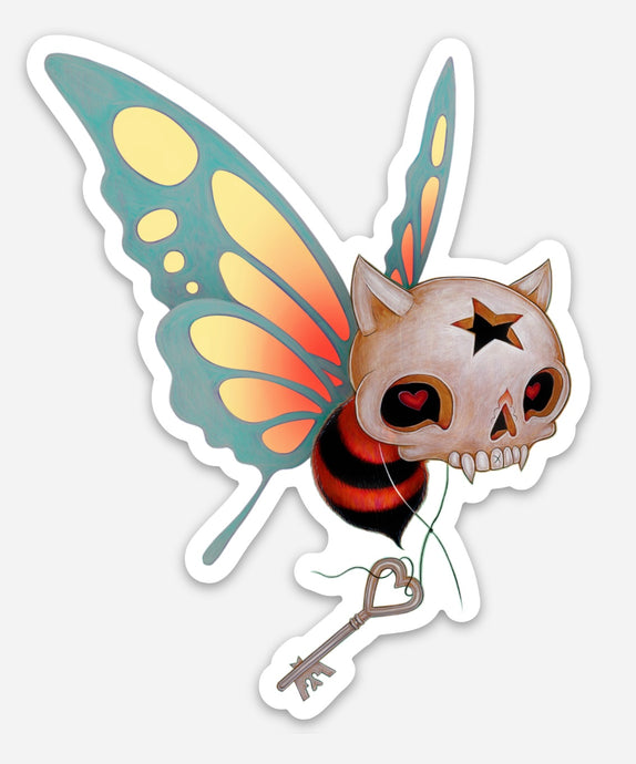 Calaveras Bee Sticker