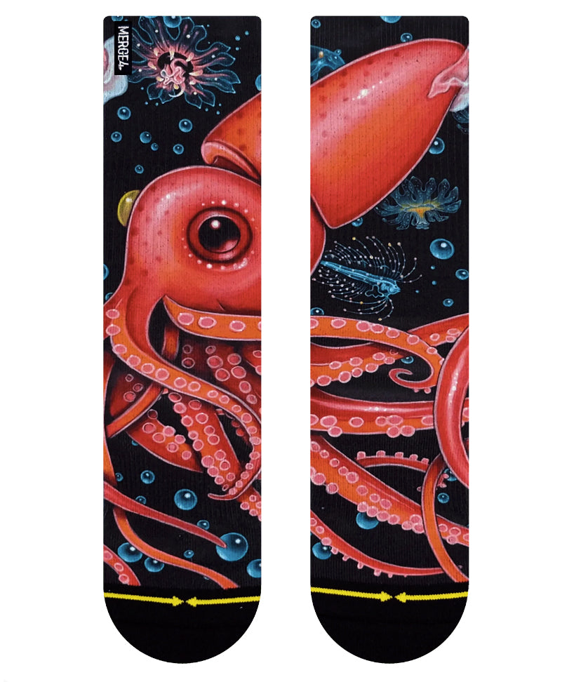 Strawberry Squid Socks, Unisex – Caia Koopman